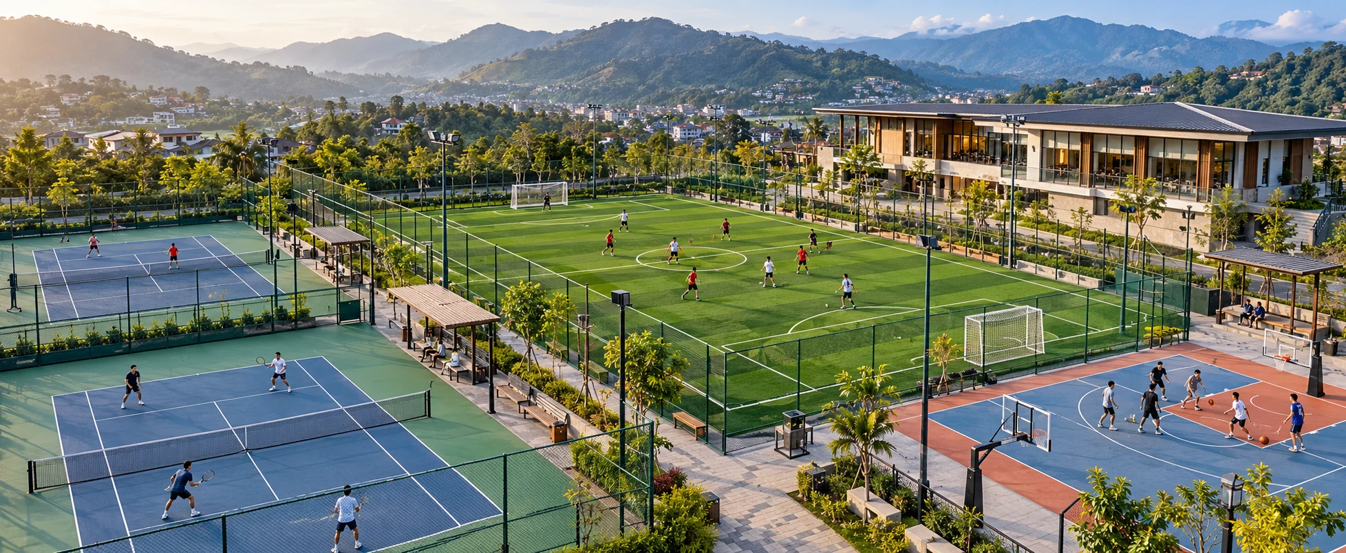 Multi-sport facility direction