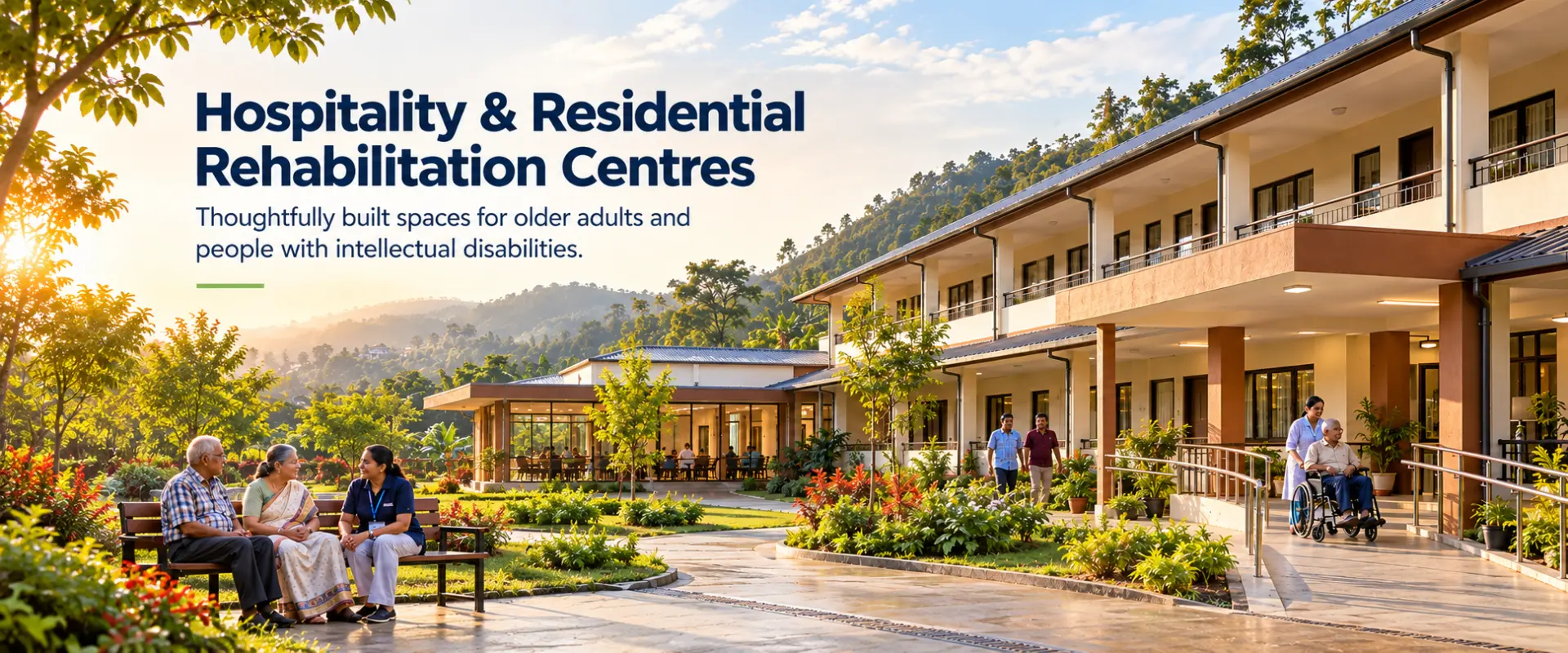Hospitality and residential rehabilitation centres banner supplied for Vibe29