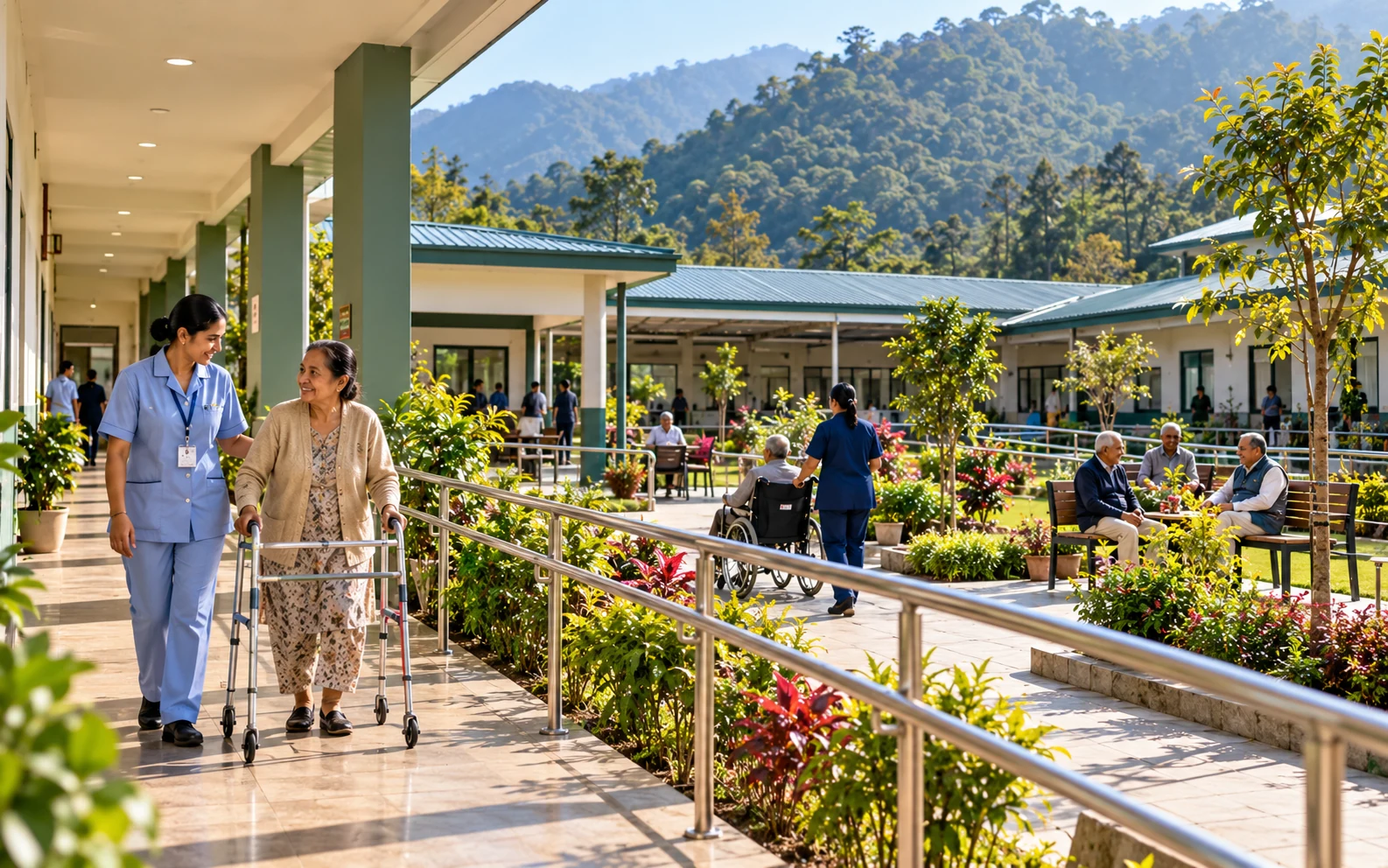 Hospitality architecture panorama