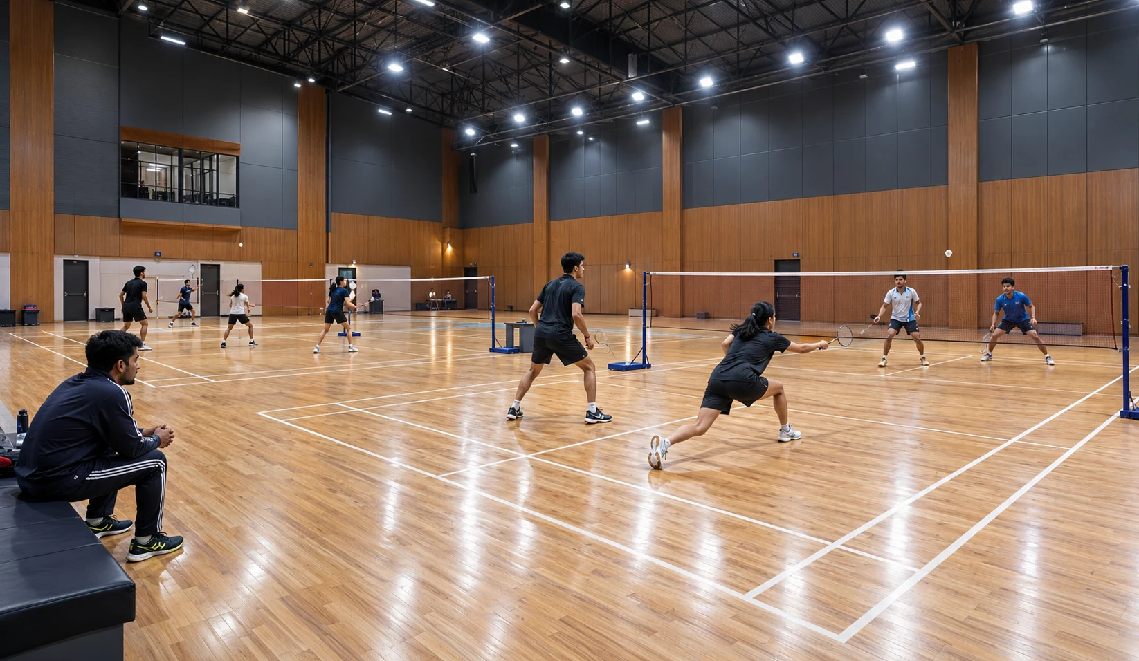 Indoor court direction