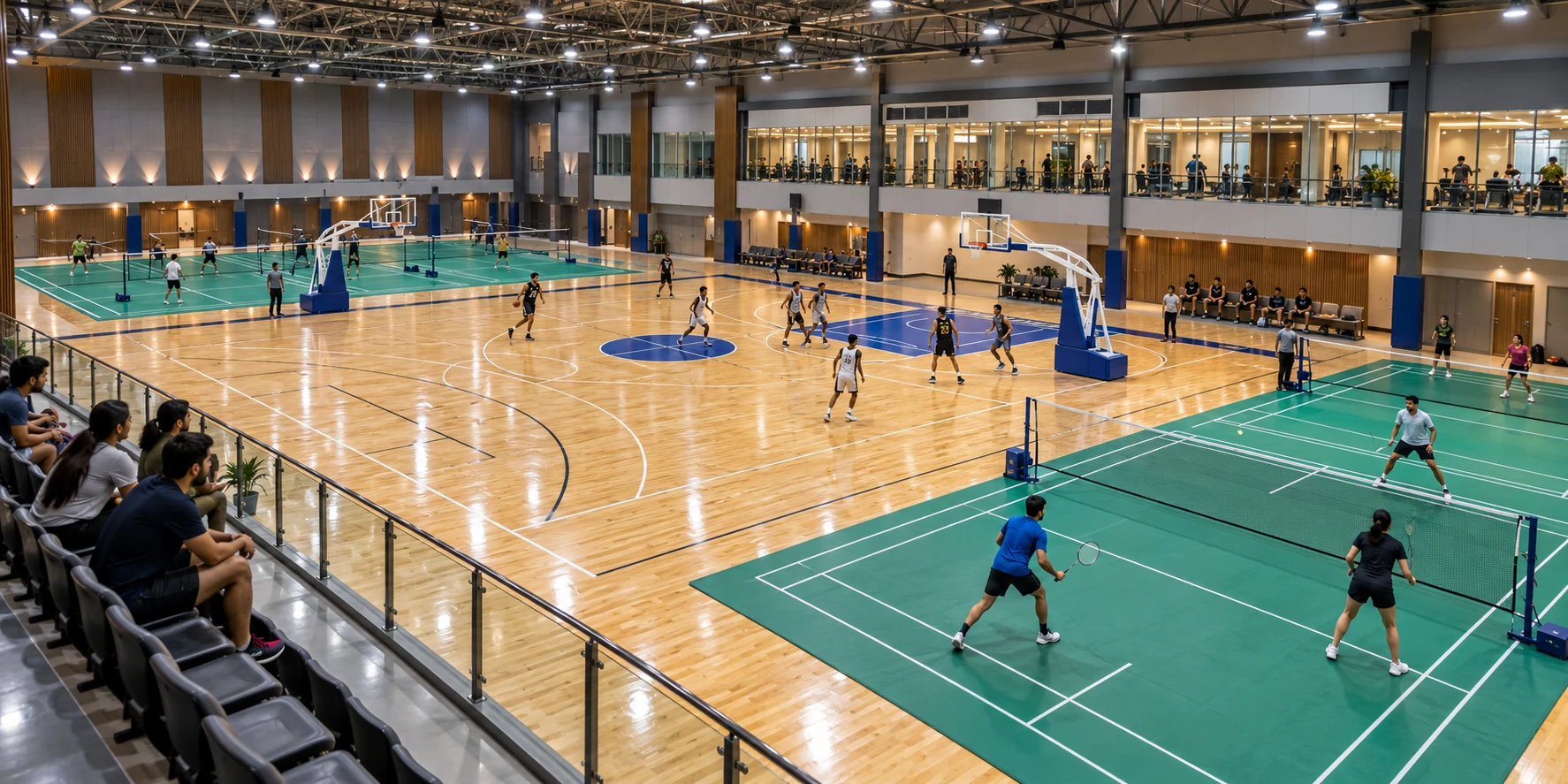 Indoor multi-sport facility